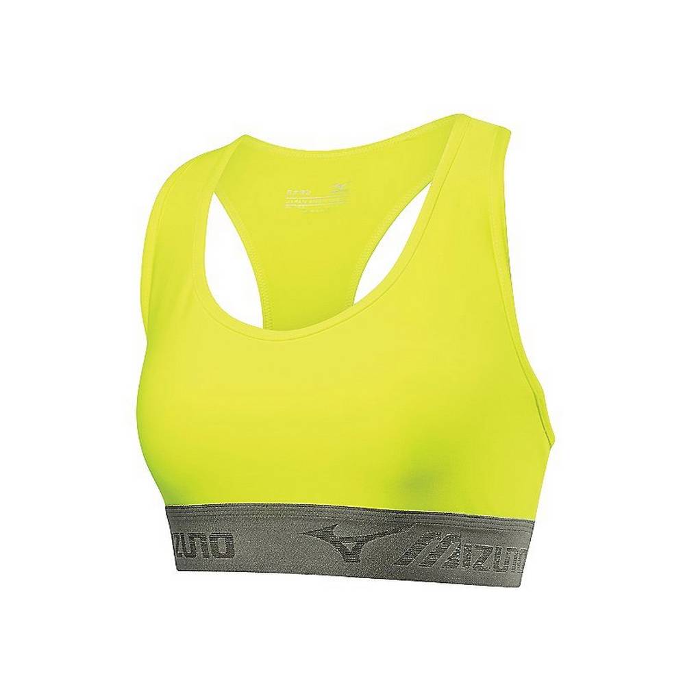 Damske Športová Podprsenka Mizuno Alpha Žlté/Čierne Vypredaj XOKJ42951